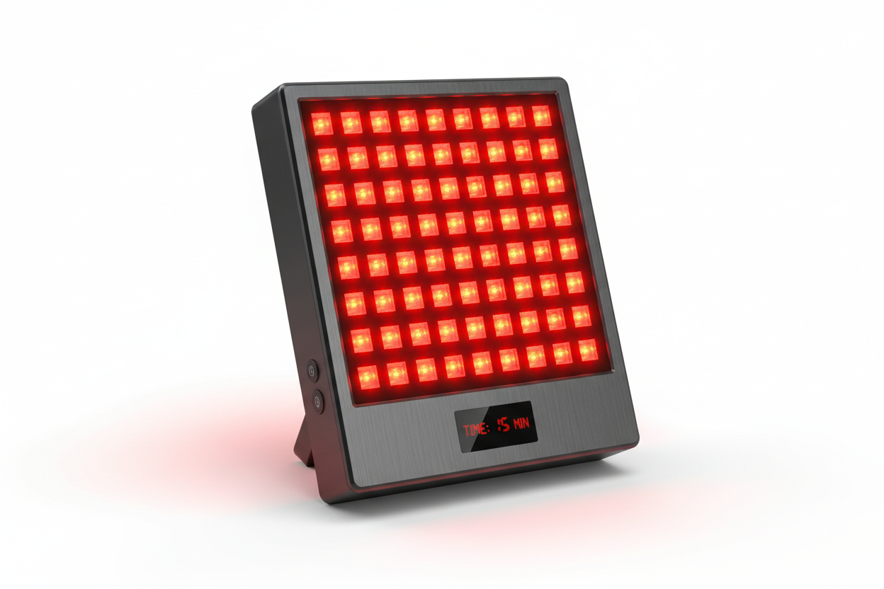 a product image of a red light therapy panel